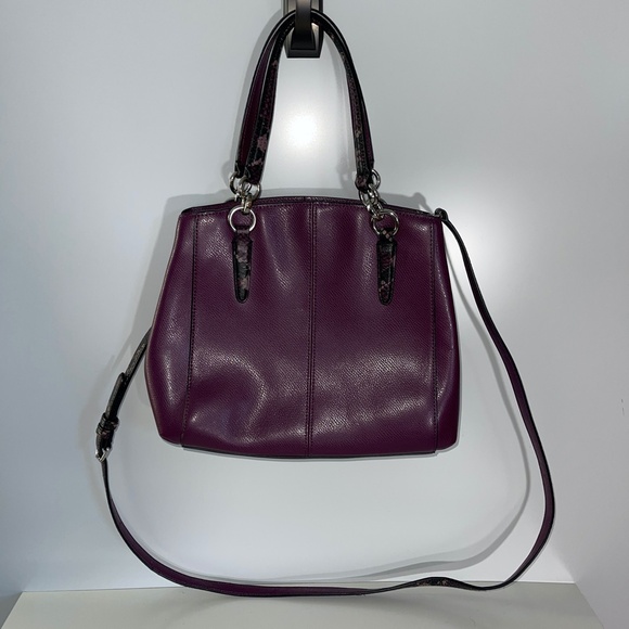 Coach Minetta Leather Crossbody In Exotic Trim Handbag - Picture 8 of 11